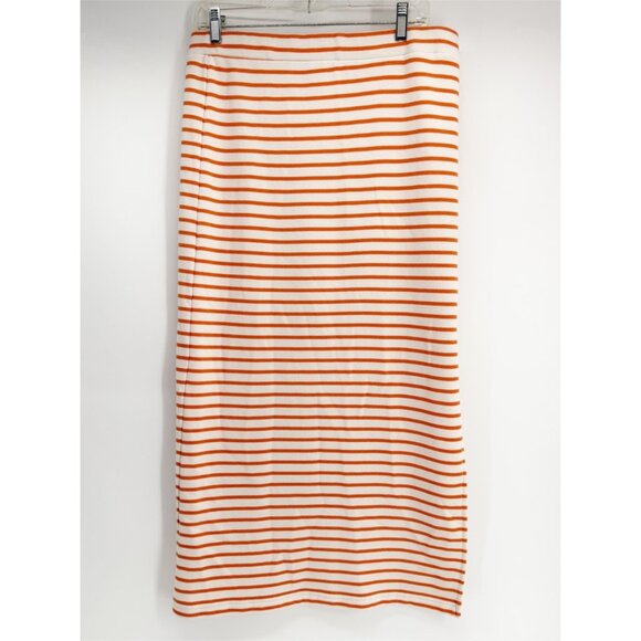 Splendid Royale Midi Skirt in Persimmon Stripe XL - Picture 2 of 5
